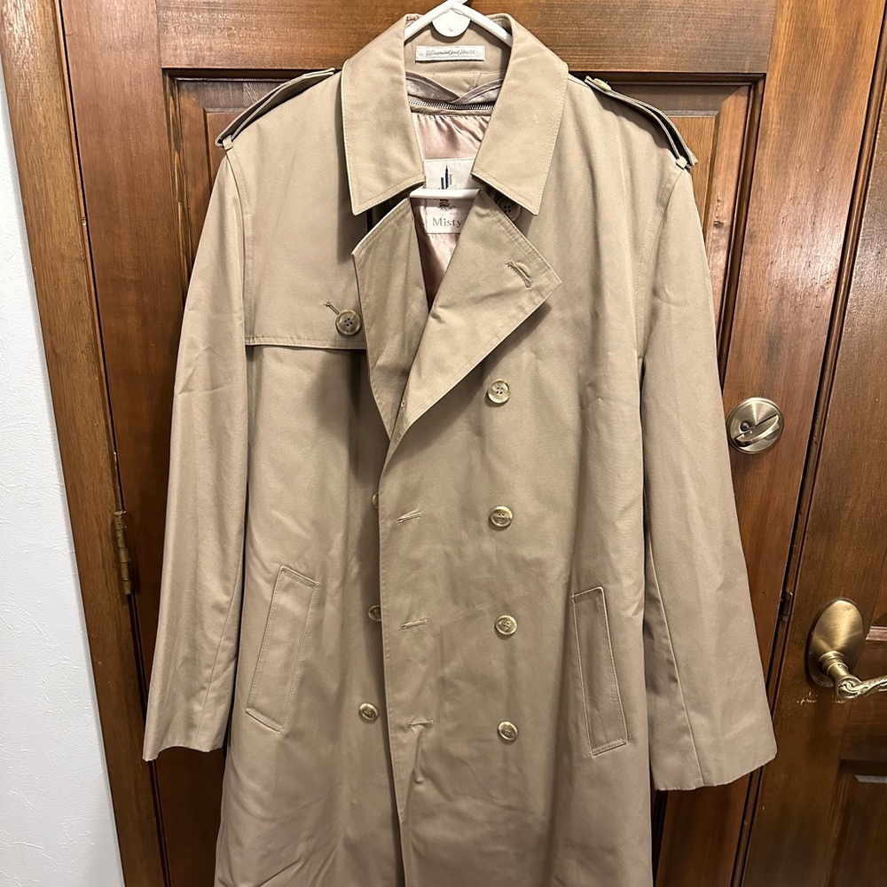 Misty Harbor Menโs Trench Coat